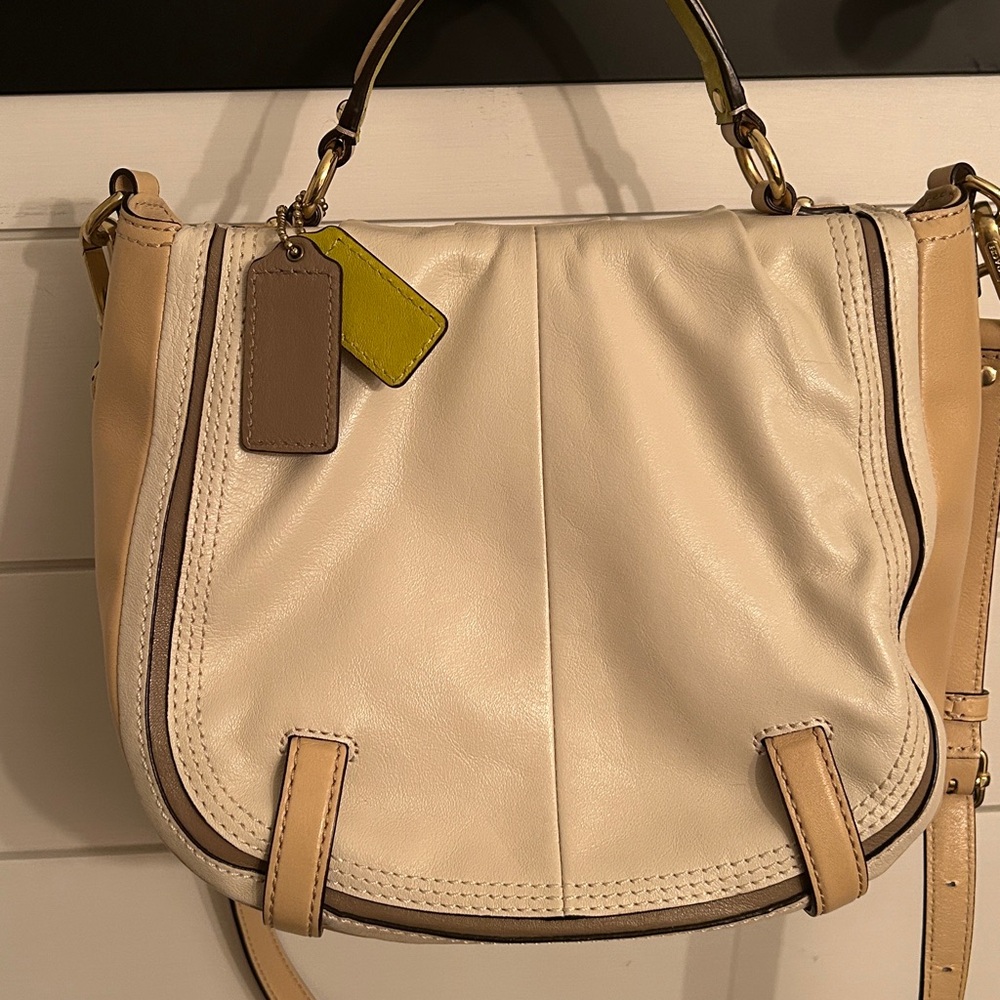 EUC Coach Madison Annabelle Color Block Crossbody Bag - Picture 3 of 7